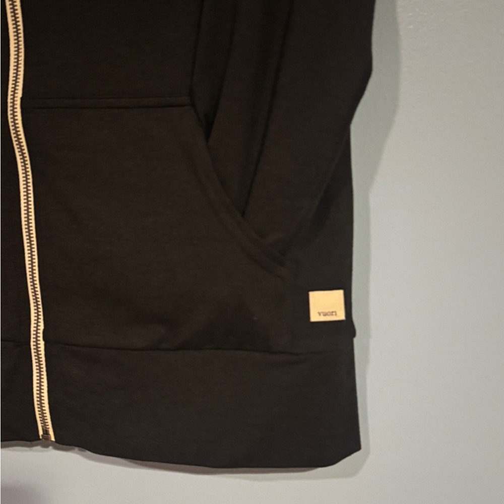 VUORI Black Zip-Up Hoodie - Picture 3 of 6